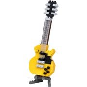 Electric Guitar Yellow Instrument Nanoblock Constructible Figure