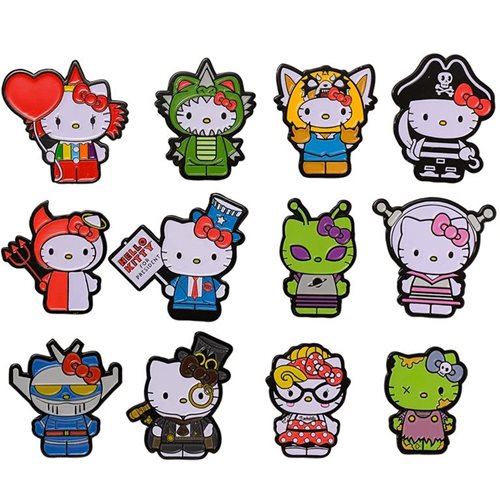 Sanrio Hello Kitty Time to Shine Enamel Pins Series Random 4-Pack