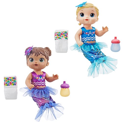 Baby Alive Shimmer n Splash Mermaid Dolls Wave 1 Case