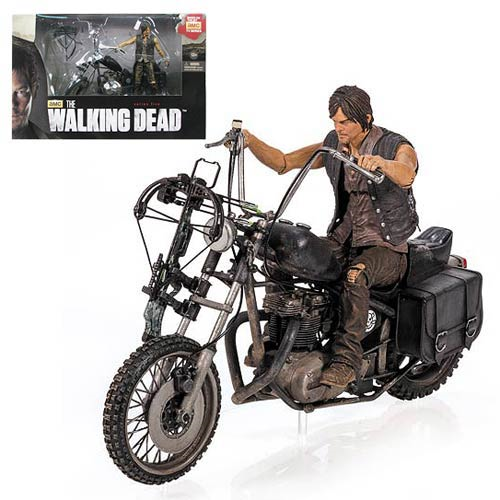 The Walking Dead Daryl Dixon Action Figure and Motorcycle Deluxe Box Set