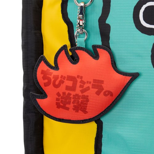 Chibi Godzilla Raids Again Father and Son Padded Die-Cut Tote Bag
