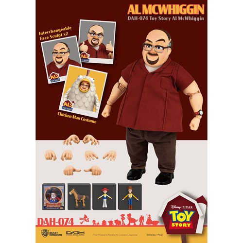 Toy Story 2 Al McWhiggin DAH-074 Dynamic 8-ction Heroes Action Figure