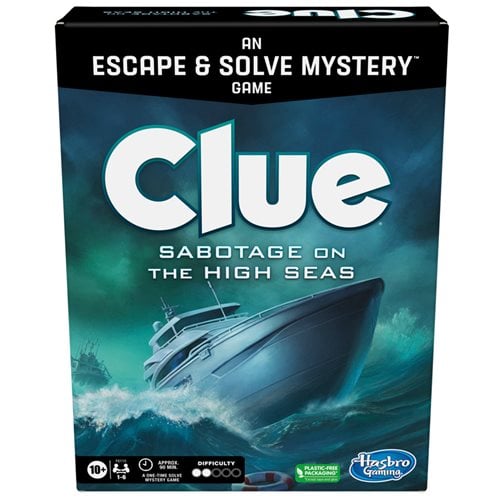 Clue Sabotage on the High Seas Board Game