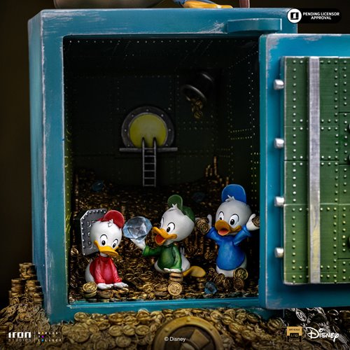 DuckTales Uncle Scrooge McDuck and Nephews 1:10 Art Scale Limited Edition Statue