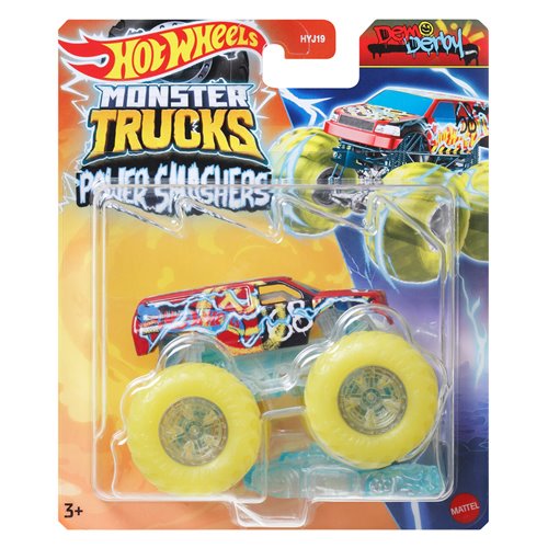 Hot Wheels Monster Trucks Power Smashers 2024 Mix 1 Vehicle Case of 6