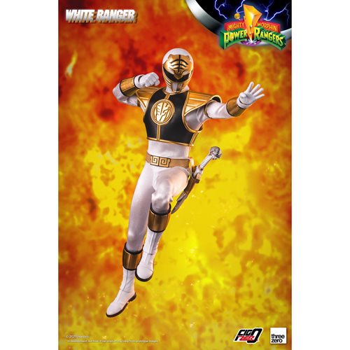 Mighty Morphin Power Rangers White Ranger 1:6 Scale Action Figure