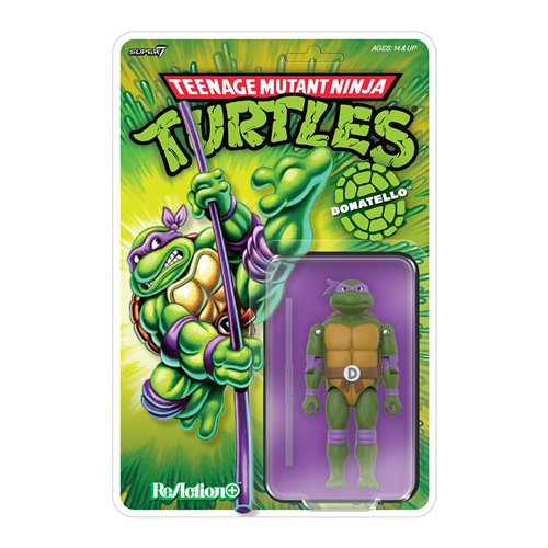 Teenage Mutant Ninja Turtles Donatello 3 3/4-Inch ReAction+ Figure