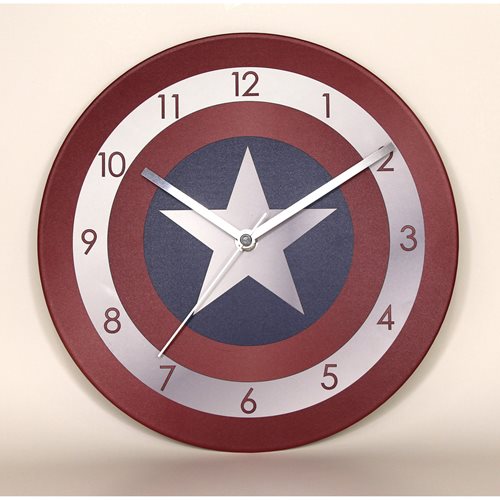 Captain America Shield Wall Clock