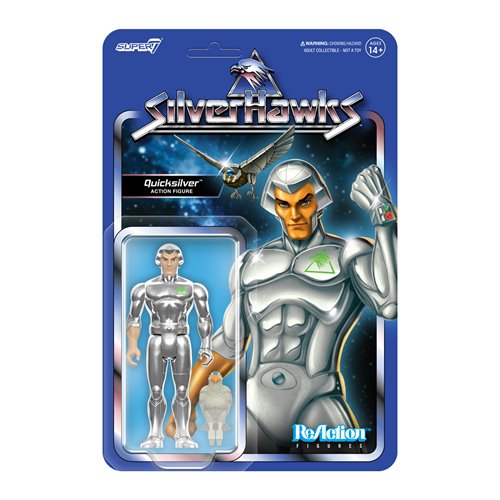 SilverHawks Quicksilver (Toy Version) 3 3/4-Inch ReAction Figure