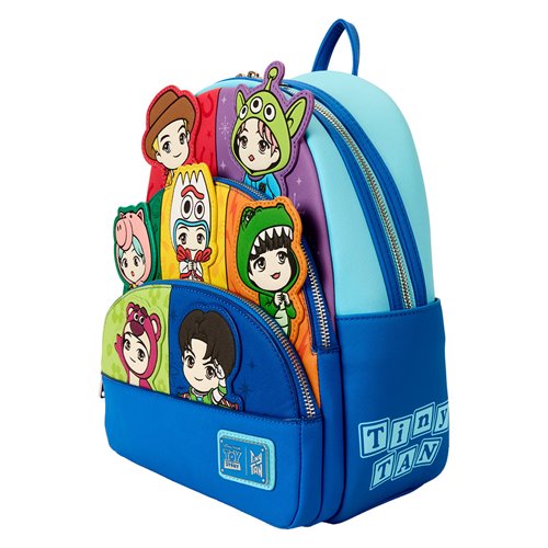 bts mini backpacks Loungefly Logo Iridescent Purple Backpack BT21 COOKY Bts Cute