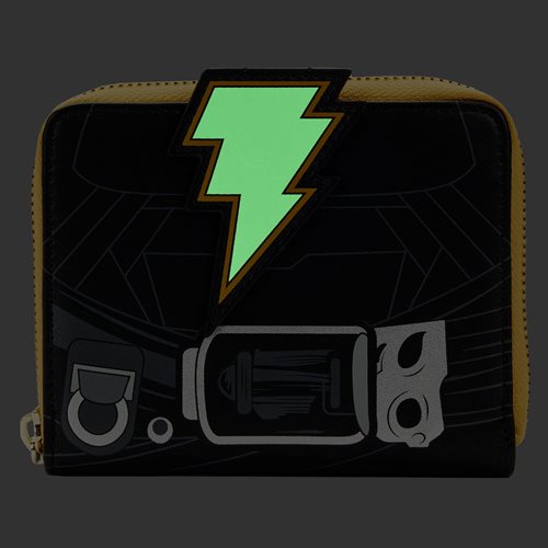 DC Comics Black Adam Cosplay Glow-in-the-Dark Zip-Around Wallet