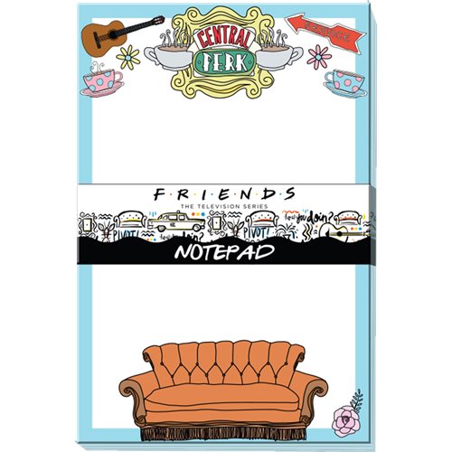 Friends Central Perk Couch Doodles Large Notepad