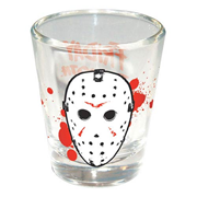 Friday the 13th Jason Hockey Mask Shot Glass