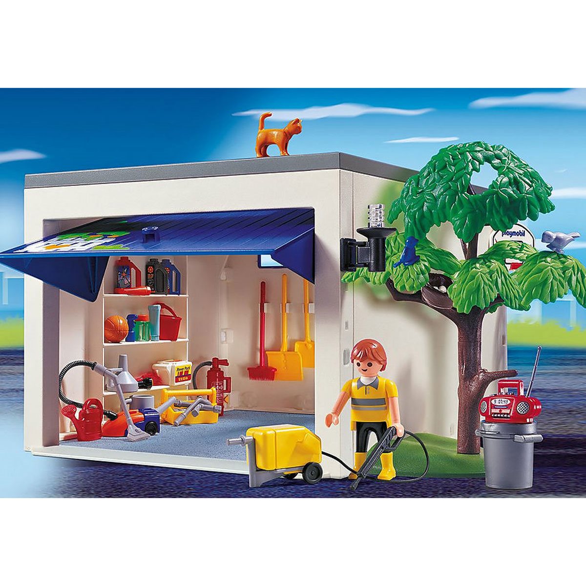 Playmobil City Life set # 4318 (2006) Garage review 