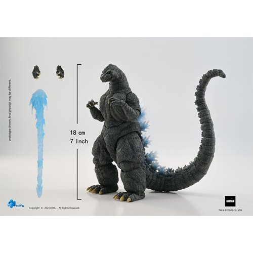 Godzilla vs. King Ghidorah 1991 Godzilla Heat Ray Hokkaido Version Exquisite Basic Action Figure - P