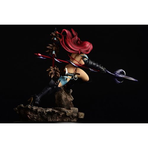 Fairy Tail Erza Scarlet the Knight Black Armor Version 1:6 Scale Statue - ReRun