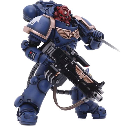 Joy Toy Warhammer 40,000 Ultramarines Heavy Intercessor Sergeant Aetus Gardane 1:18 Scale Action Figure