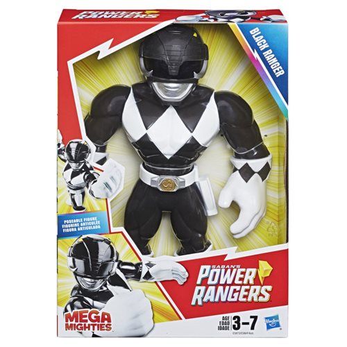 Power Rangers Mega Mighties Black Ranger Action Figure