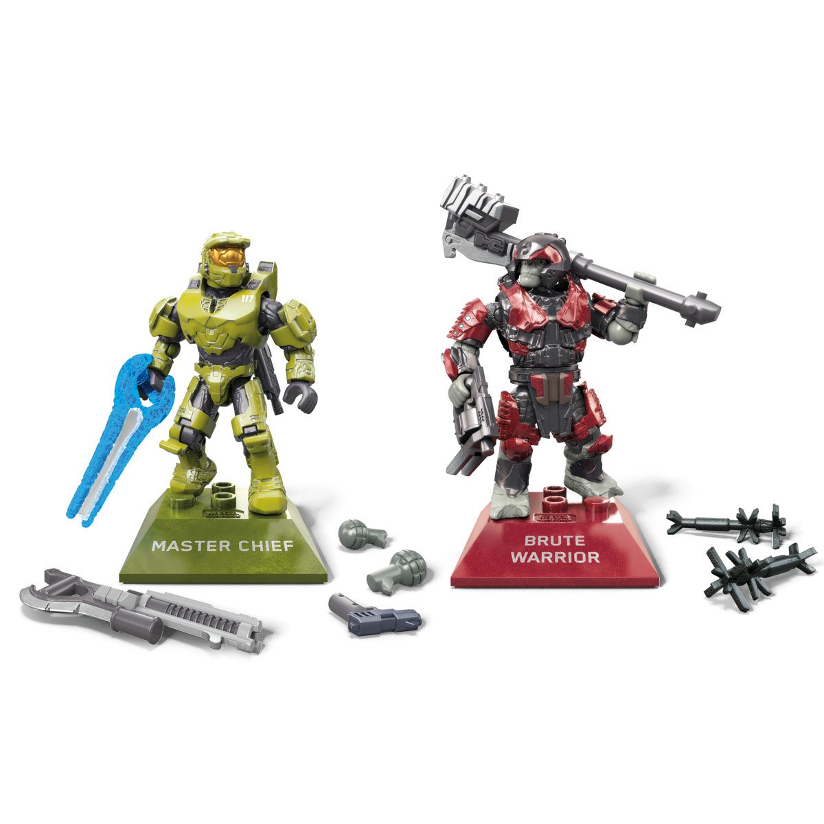 thumbnail image 2 of Golden Banished Brute Chieftain Mega Bloks Halo Action Figure, 1.75 Inch 2 of 6
