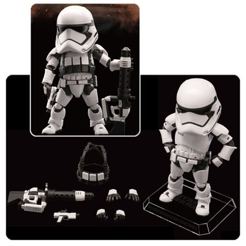 Star Wars: The Force Awakens First Order Megablaster Heavy Assault Stormtrooper Egg Attack Action Figure