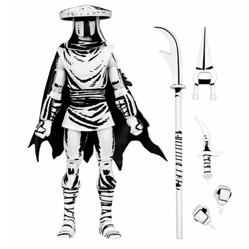 Teenage Mutant Ninja Turtles Mirage Comics Elite Foot Ninja Guard Black & White Variant 7-Inch Scale