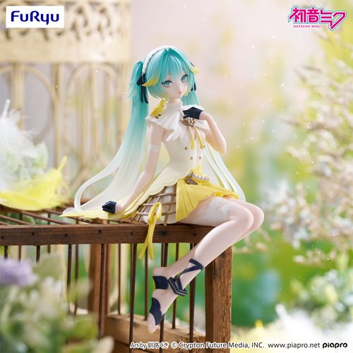 Vocaloid Hatsune Miku Canary Bird Noodle Stopper Statue