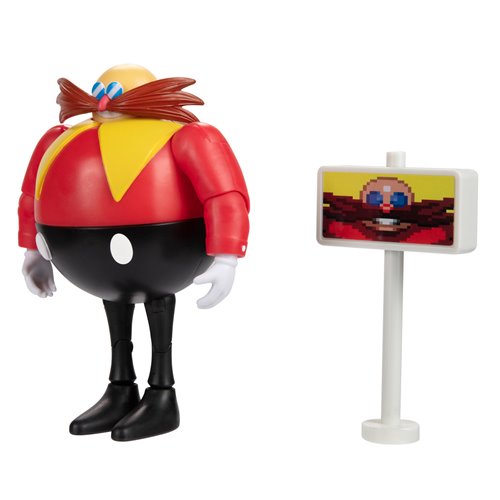 Sonic the Hedgehog Wave 19 Classic Eggman with Goal Plate 4-Inch Action Figure