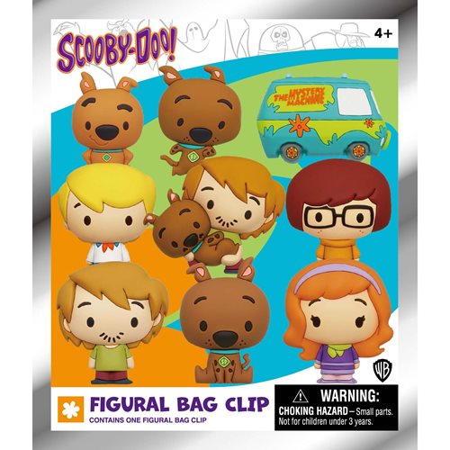 Scooby-Doo Classic Figural Bag Clip Display Case of 24