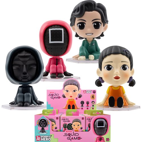 Squid Game Bobble Hero Blind-Box Mini-Figure Case of 12