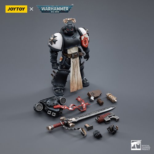 Joy Toy Warhammer 40,000 Black Templars The Emperors Champion Rolantus 1:18 Scale Action Figure