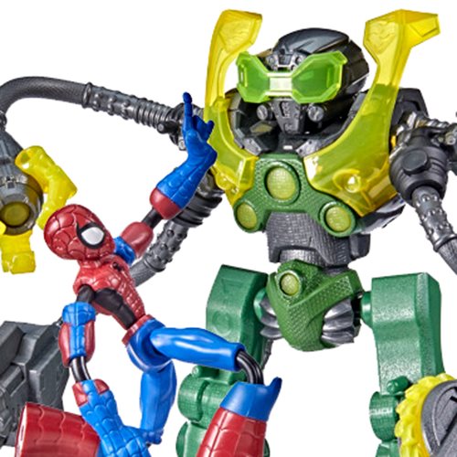 Spider-Man Bend And Flex Spidey vs. Ock-Bot 6-inch Action Figure Set