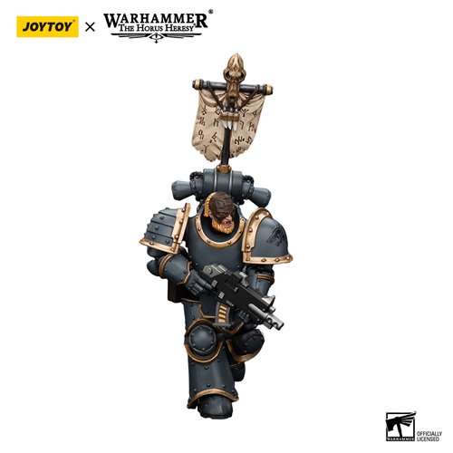Joy Toy Warhammer 40,000 Space Wolves Grey Slayer Pack with Legion Vexilla 1:18 Scale Action Figure