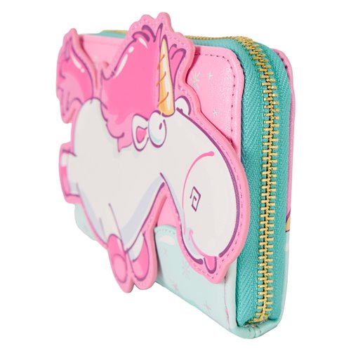 Minions Fluffy Unicorn Zip-Around Wallet