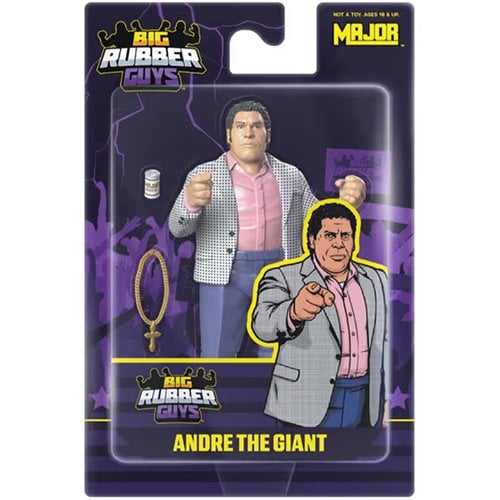 Major Big Rubber Guys Suited Andre the Giant Posed Figure