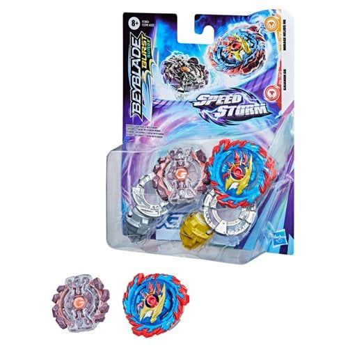 Beyblade Burst Surge Speedstorm Mirage Helios H6 and Gaianon G6 Spinning Tops Dual Pack
