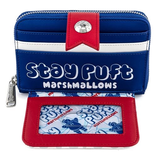 Ghostbusters Stay Puft Marshmallow Man Zip-Around Wallet