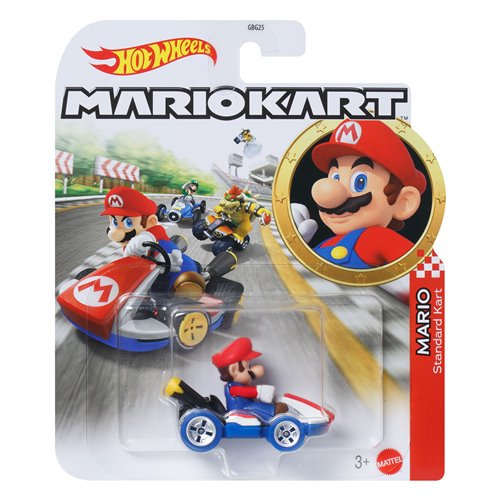 Mario Kart Hot Wheels 2025 Mix 5 Vehicle Case of 8