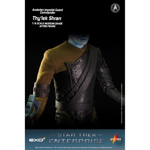 Star Trek: Enterprise Andorian Imperial Guard Commander Thy'lek Shran 1:6 Scale Action Figure