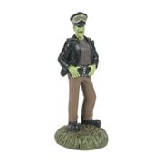 The Munsters Hot Properties Village Herman the Punk Rod Statue