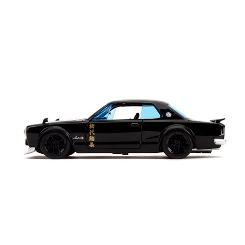 Tokyo Revengers 1971 Nissan Skyline GT-R 1:24 Scale Die-Cast Metal Vehicle with Mikey Figure