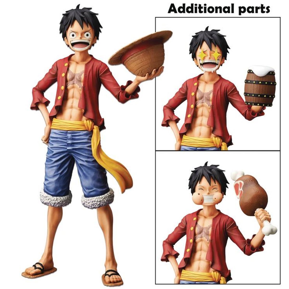 One Piece Monkey D Luffy Grandista Nero Statue