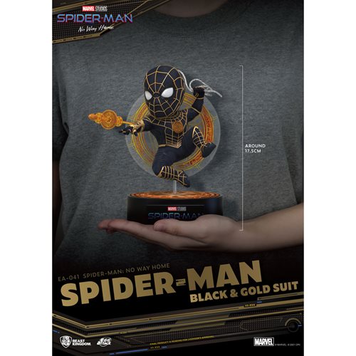 Spider-Man: No Way Home Spider-Man Black and Gold Suit EA-041 Statue
