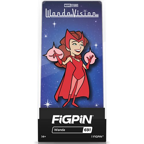 WandaVision Wanda FiGPiN Classic 3-Inch Enamel Pin - FiGPiN Exclusive