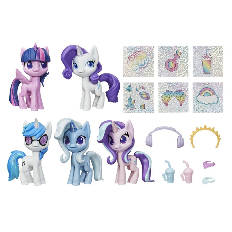 My Little Pony Unicorn Sparkle Collection Set Mini Figures