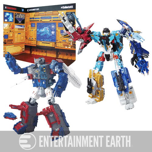 Transformers Generations Diorama Bundle - Liokaiser with Fortress Maximus - Entertainment Earth Exclusive