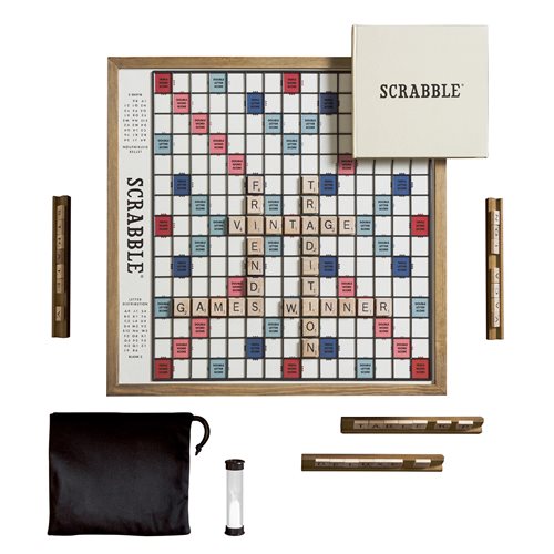 Scrabble Deluxe Vintage Edition Game