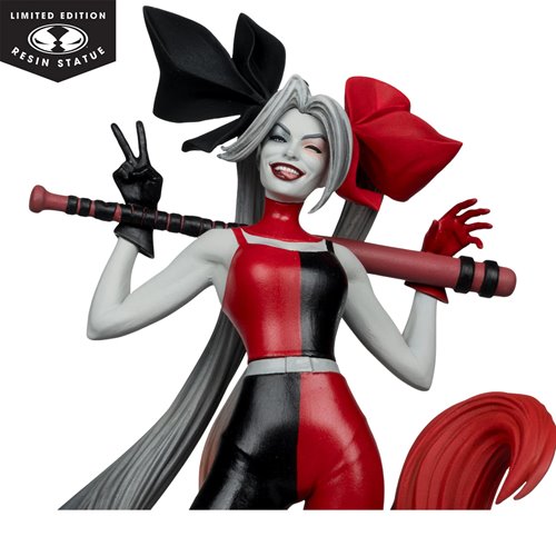 DC Direct Harley Quinn by Alex Garner Harley Quinn: Red, White and Black 1:10 Scale Resin Statue