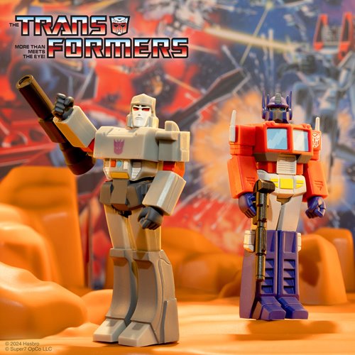 Transformers The Ark ReAction Figure Playset with Optimus Prime and Megatron ReAction Figures