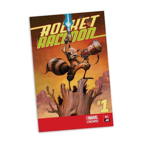 Marvel Wave 7 Rocket Racoon A Chasing Tale #1 1:6 Scale Posed Figure with Scene and Comic