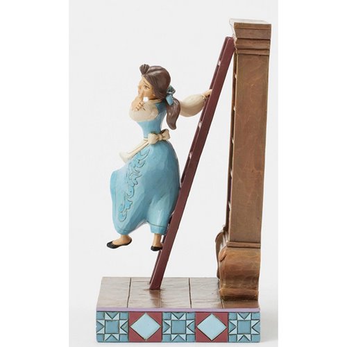 Disney Traditions Beauty and the Beast Belle with Bookshelf Statue